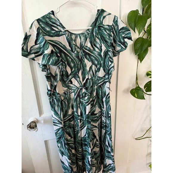 Who what Wear women’s size X-large green leaf dress - Picture 7 of 10